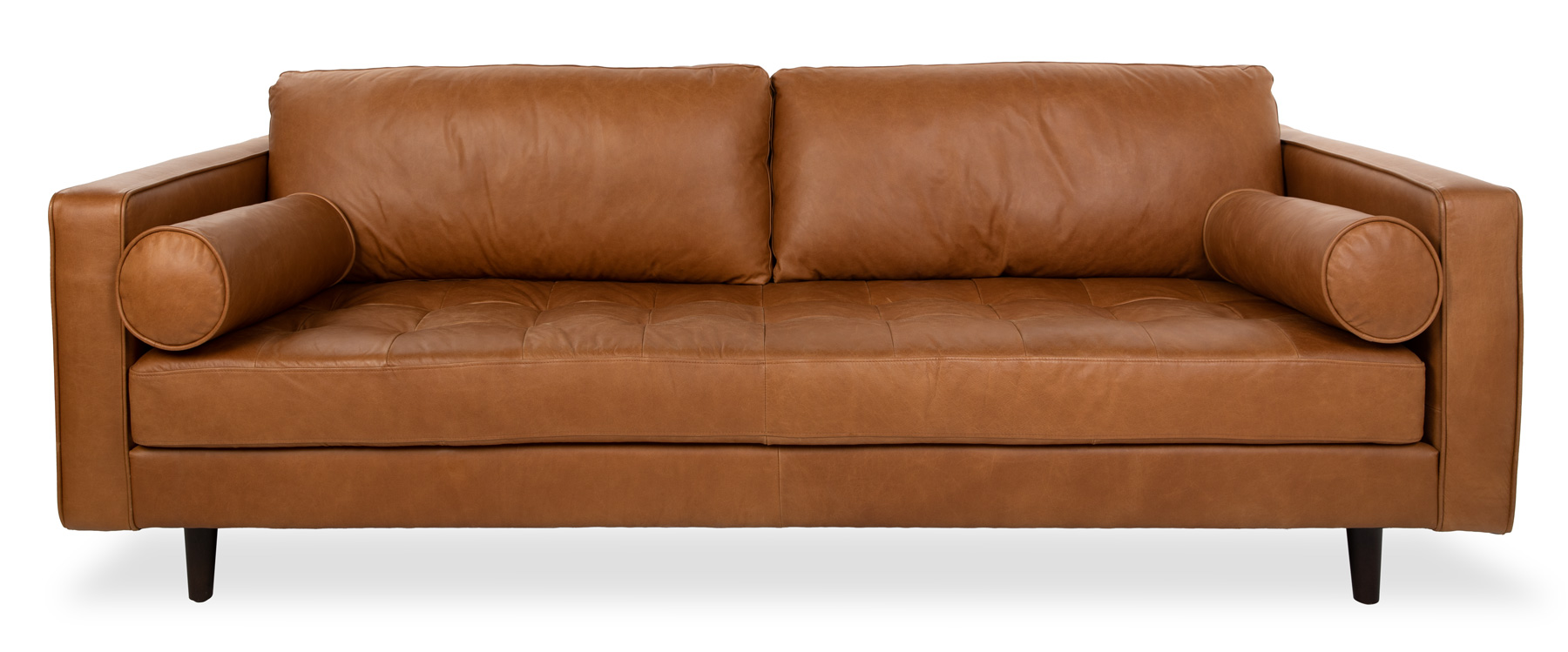 Scott Cigar Leather 2.5 Seater Sofa