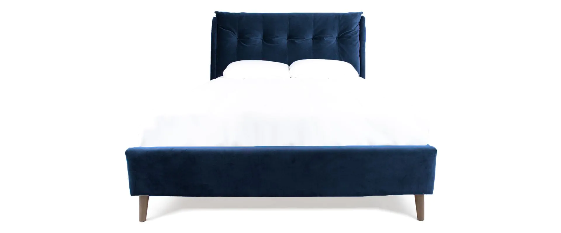 Navy super king bed frame discount