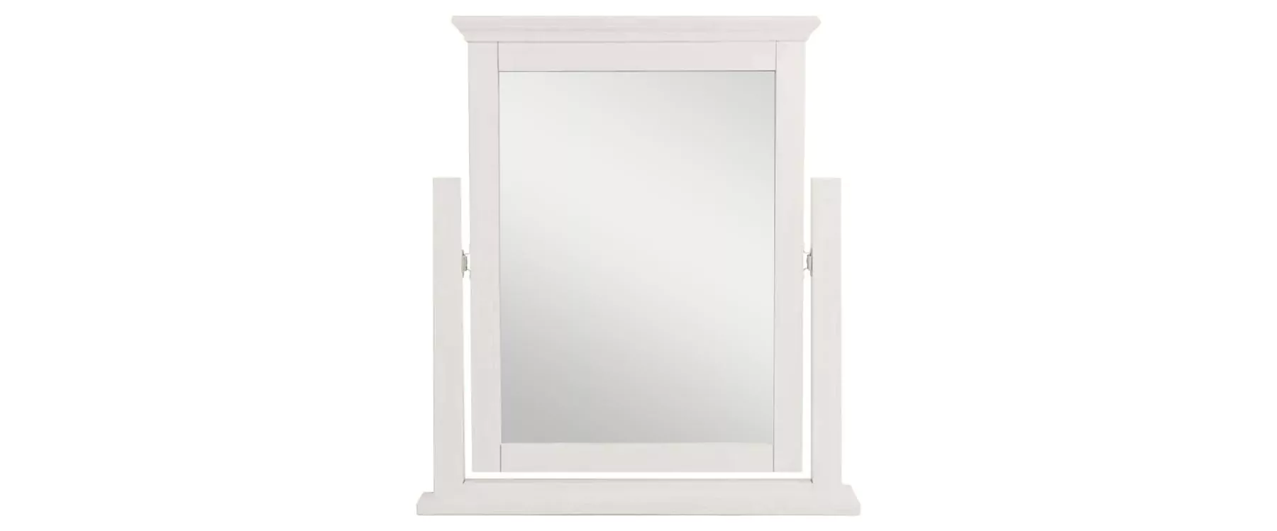Amelia White Wooden Vanity Mirror