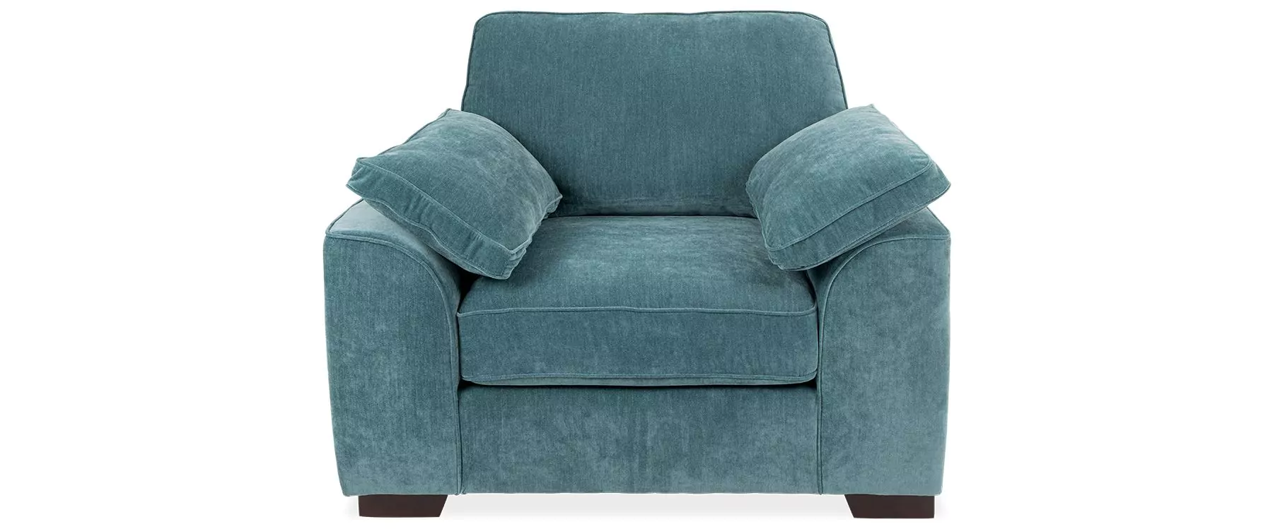 Gabriel Teal Fabric Seater Armchair