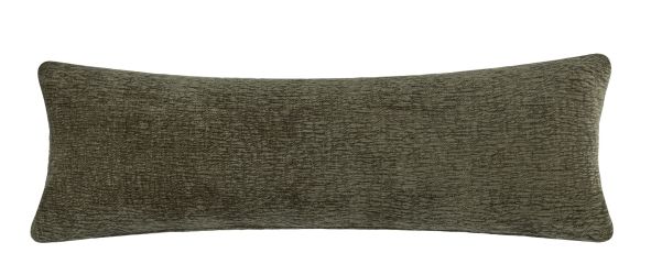 Piper Deep Green Fabric Cushion - 30cm X 90cm