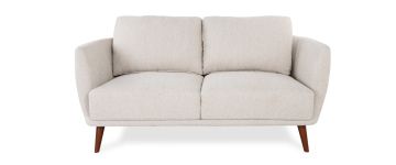 Avery Cream Fabric 2 Seater Sofa