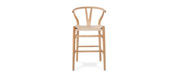 Albany Natural Ash Wooden Bar Stool