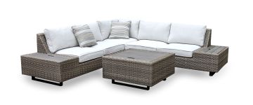 Hampton Corner Group Sofa & Cocktail Coffee Table Set