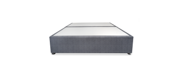 Respa 5ft King 2 Drawer Malta Fabric Divan Base in Grey