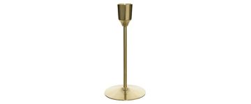 Slender Brass Candleholder - 20.5cm