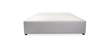 Respa 4ft 6 Double Malta Fabric Divan in Steel Grey