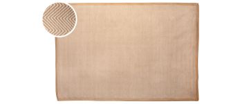 Lottie Beige Border Jute Rug - 170cm x 240cm
