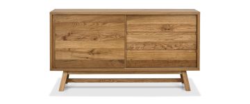 Camden Rustic Oak Wide Sideboard