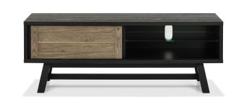 Camden Weathered Oak & Peppercorn Entertainment Unit