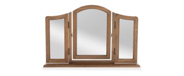 Clementine Smoked Oak Trinket Mirror