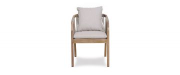 Diablo Outdoor Cream Dining Chair
