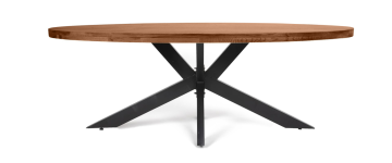 Sonoma Oak Starburst 2M Oval Dining Table