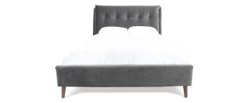 Embrace Dark Grey Velvet 5ft King Bedframe