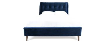 Embrace Navy Velvet 4ft 6 Double Bedframe