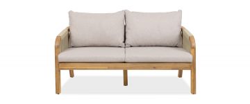 Diablo Outdoor Cream 2 Seater Sofa