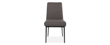 Ezra Grey Faux Leather Dining Chair