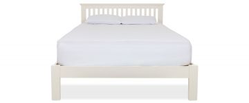 Amelia White Wooden 5ft King Bedframe