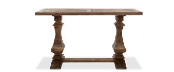 Urban Smoked Brown Wooden Console Table