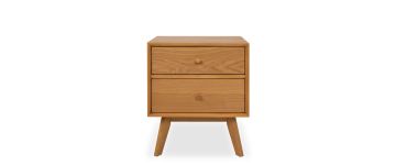 Darwin Soap Oak Bedside Locker