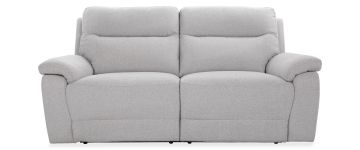 Chicago Dove Grey 3 Seater Power Recliner 