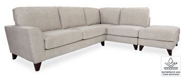 Orson Resilient Fabric Corner Sofa with Right Hand Facing Chaise