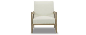 Samuel Ivory Boucle Armchair