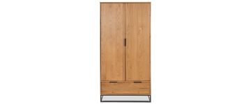 Isla Wooden 2 Door Wardrobe