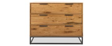 Isla Wooden 3 Drawer Chest 