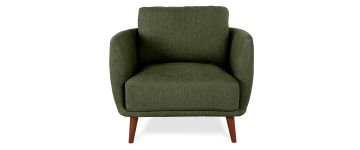 Avery Moss Green Fabric Armchair