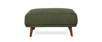Avery Moss Green Fabric Footstool