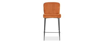 Erin Rust Fabric Barstool