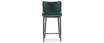 Jasper Green Velvet Barstool