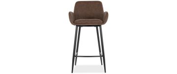 Cody Brown Faux Leather Barstool