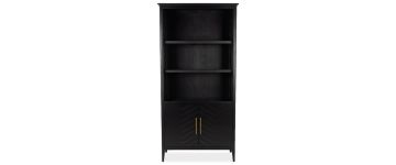 Maison Black Oak Tall Bookcase