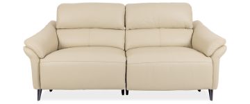 Gianna Bone Leather Power Recliner 3 Seater Sofa