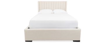 Florence Cream Fabric 6ft Ottoman Bed