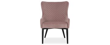 Jasper Muted Pink Velvet Lounge Chair