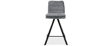 Imogen Grey Fabric Swivel Barstool