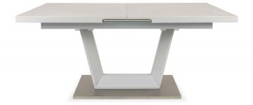 Argento Ceramic Grey Large Rectangle Extending Dining Table 