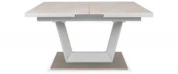 Argento Ceramic Grey Small Extending Rectangular Dining Table 