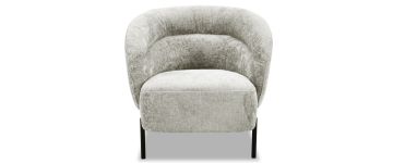 Rio Bright Dove Fabric Accent Chair 