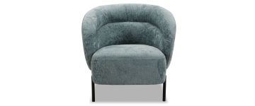 Rio Light Blue Fabric Accent Chair 
