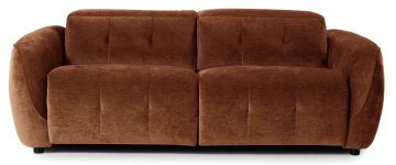 Ariana Boston Burnt Sienna 3 Seater Fabric Power Recliner Sofa