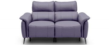 Truman Iron Grey Velvet 2 Seater Power Recliner Sofa