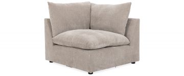 Hygge Grey Fabric Corner Sofa Piece
