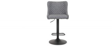Jasper Grey Velvet Gaslift Barstools