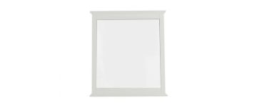 Emily White Wooden Framed Mirror