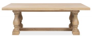 Heritage Natural Oak Wooden Rectangular Coffee Table