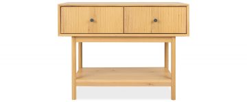 Kona Natural Light Oak Wooden Console Table
